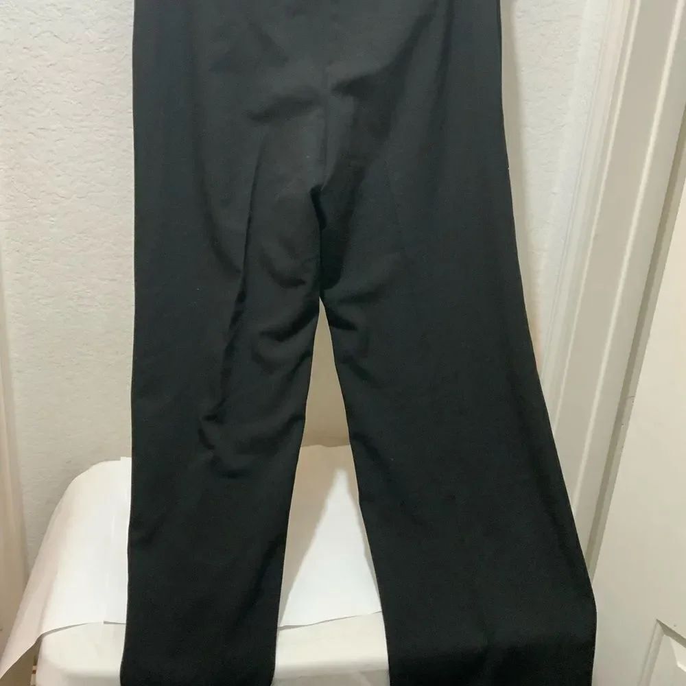 Chico's Magique Pants trousers Straight Leg Wide  Black Women size 1